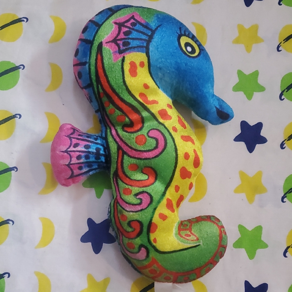 Colorful‎ Seahorse Stuffed Animal Toy 10"
